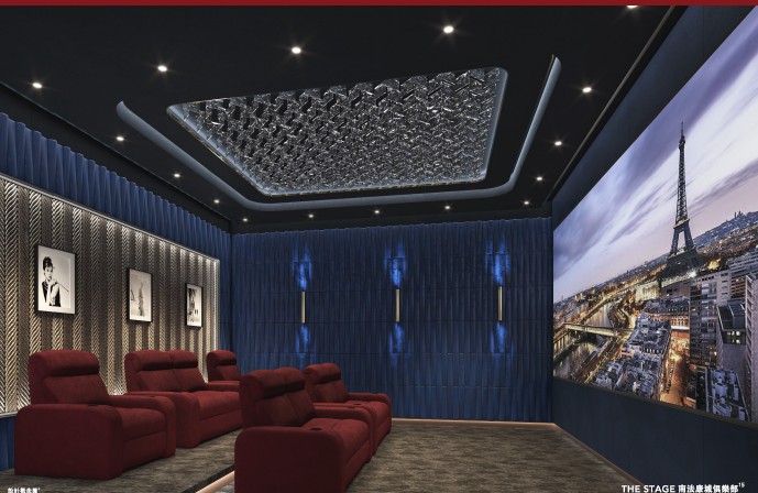 Deep Water South 6A 私人影院會所設施 豪華家庭影院娛樂空間