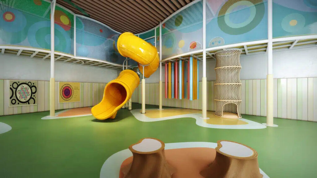 柏景峰 One Park Place 兒童遊樂室設施 室內滑梯與親子活動空間