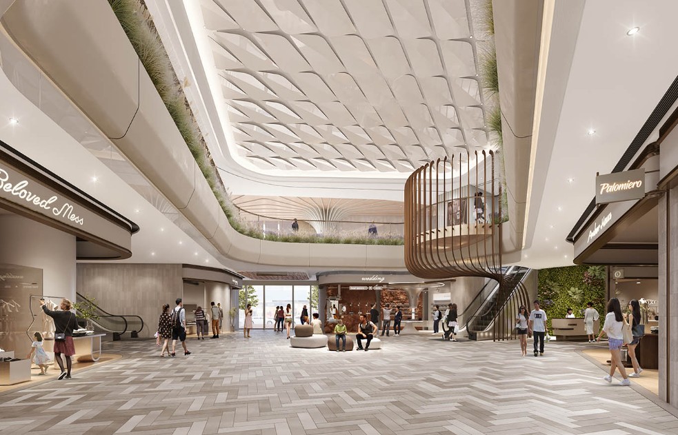 HIGHWOOD 商場中庭設計 開放式購物空間與休閒生活配套