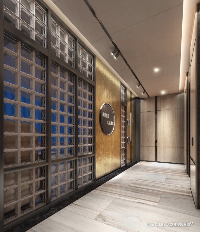 映居 Foto+ 會所入口及大堂設計 高端住宅迎賓空間