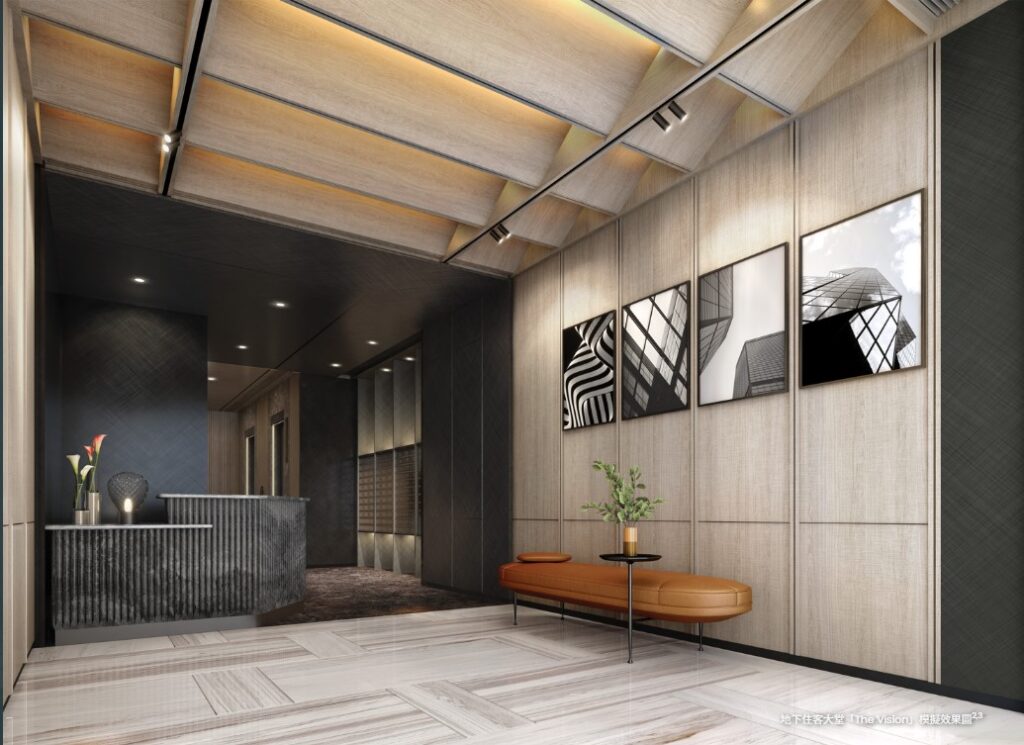 映居 Foto+ 住宅大堂設計 現代簡約風格與高質感用料