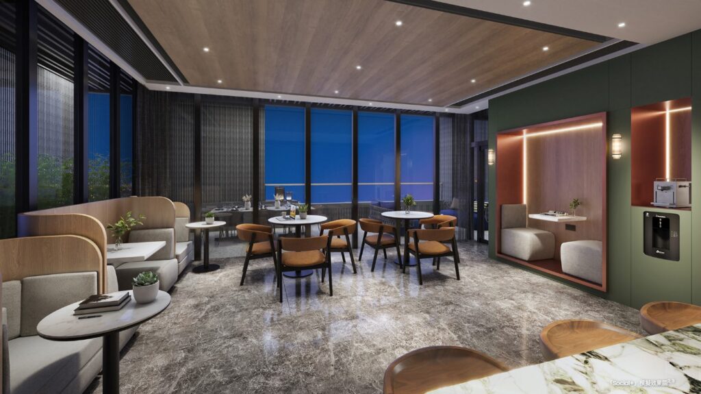 映居 Foto+ 住客共享空間 Lounge 設計 舒適社交及休閒環境