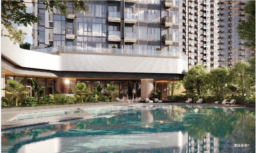 海德園第1期 The Headland Residences Phase 1 住客會所戶外泳池與園林休閒空間設計