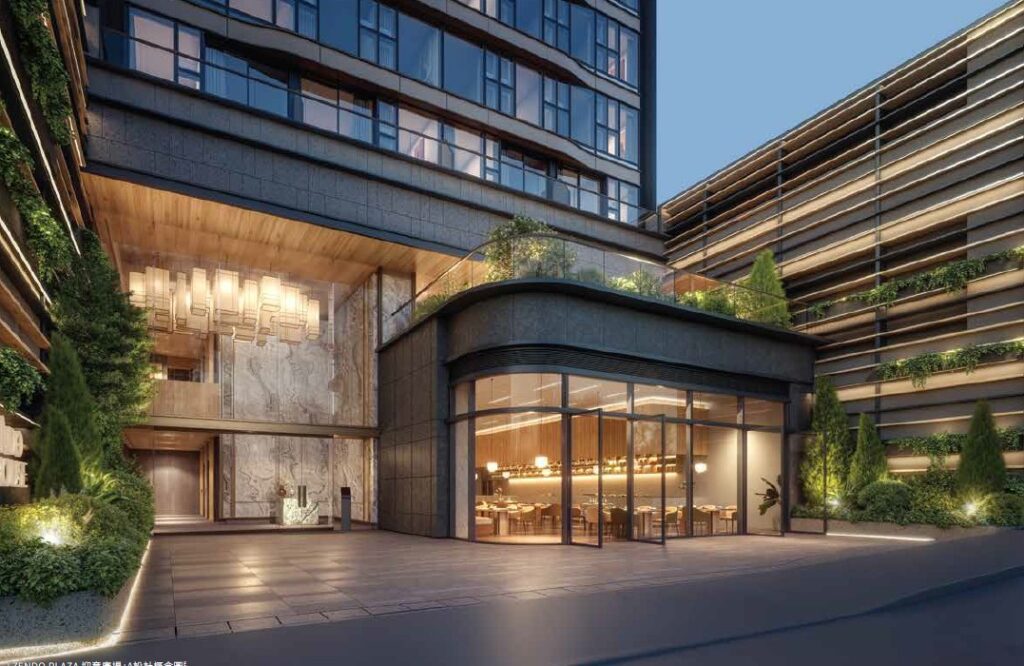 瑜意 Zendo House 住宅入口及會所外觀設計 現代建築與園林景觀