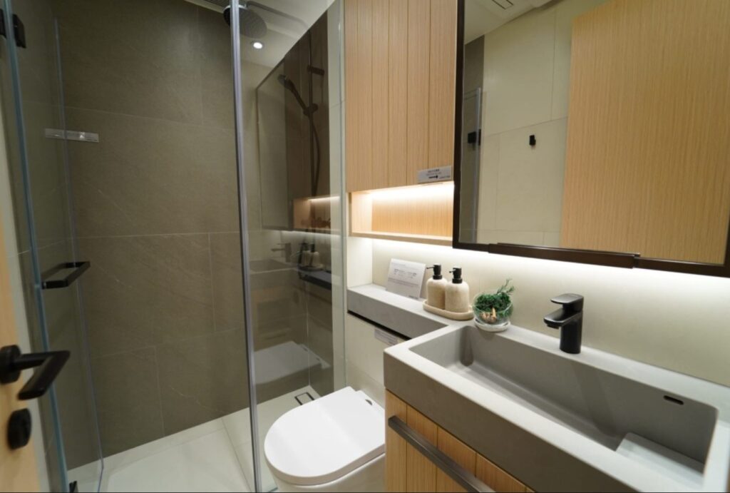 薈淳 CONNEXT 浴室設計 乾濕分離淋浴間與簡約洗手間配置