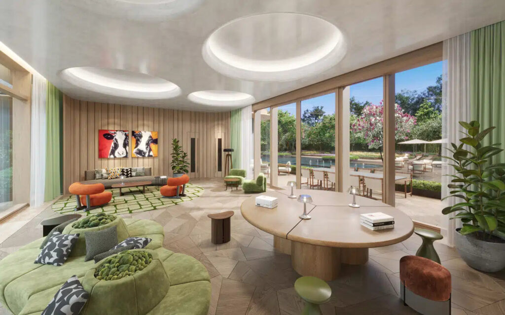 雲向 Cloudview 住客會所休閒空間設計 園林景觀與自然採光室內會所