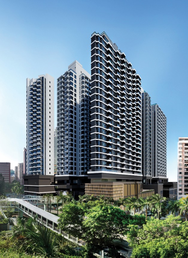 首匯 Chester 住宅大樓外觀設計 多座高層住宅與城市景觀