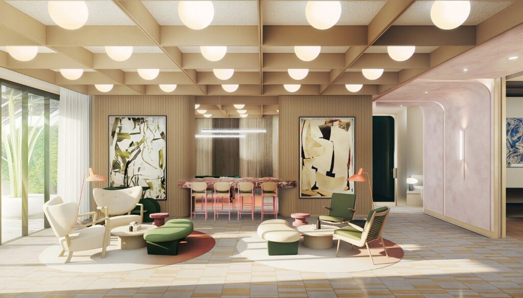 首匯 Chester 住客會所休閒空間設計 時尚梳化及共享社交環境