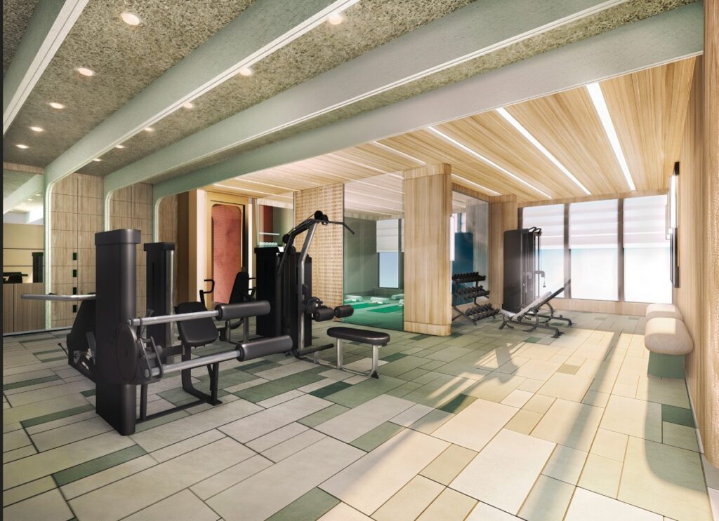 首匯 Chester 健身室設施 室內健身空間與完善運動設備