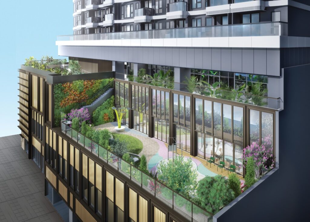 首匯 Chester 空中花園及綠化露台設計 多層次園林景觀